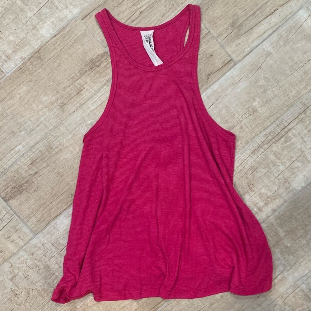 Hot Pink Free People Tank